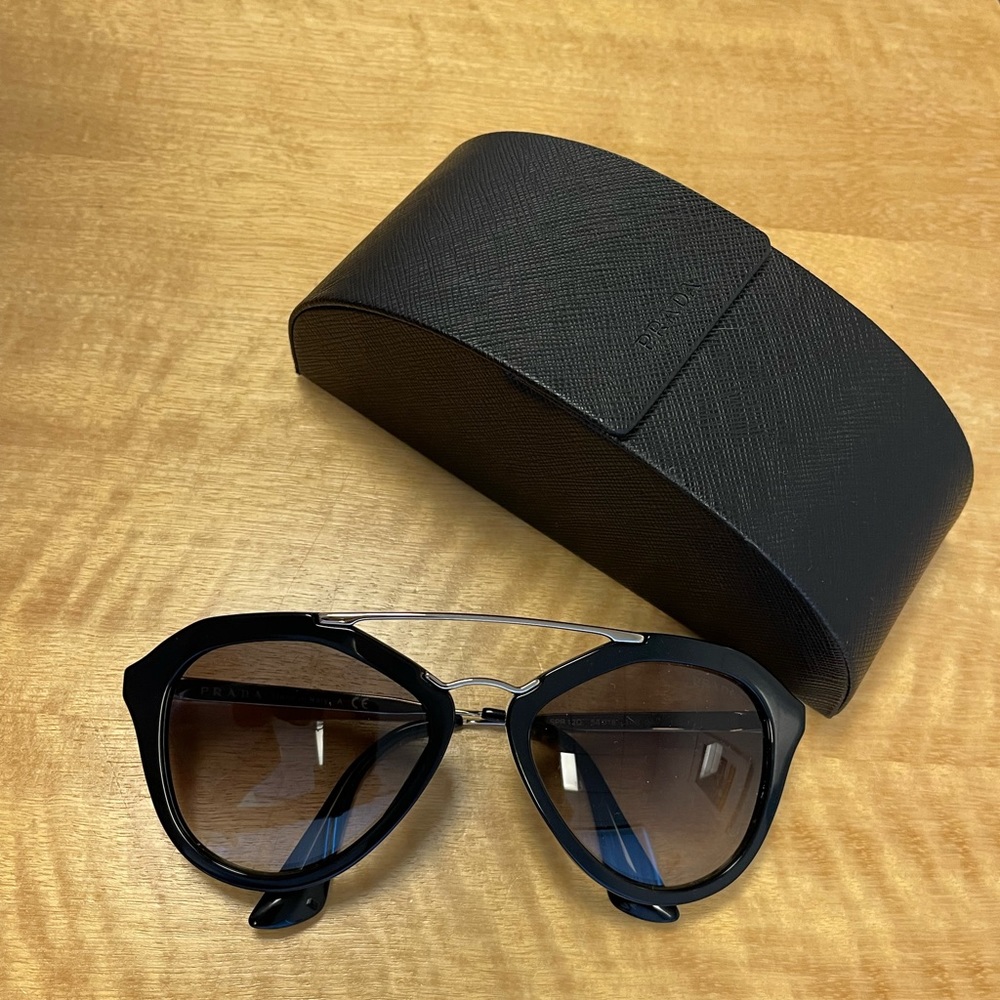 Prada Cat Eye Top Bar Sunglasses